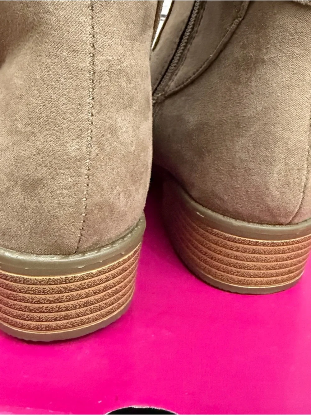 Kohl's SO Othonna Taupe Slouchy Knee High Boots Size 8.5 Wide Calf NIB